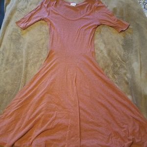 LuLaRoe Rust Colored Dress